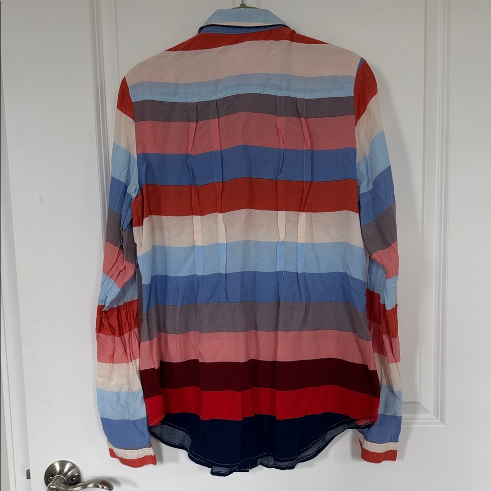Maeve Colorful Striped Shirt - Picture 4 of 7